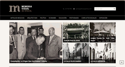 Desktop Screenshot of memoriavisualdearahal.com